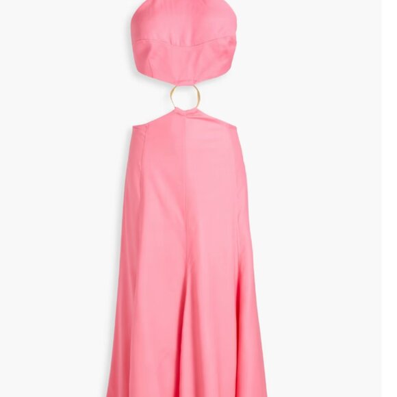CULT GAIA Nadeesha embellished cutout woven midi dress
